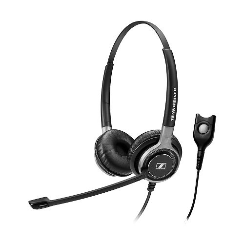 EPOS Sennheiser Century SC-660 Easy Disconnect Overhead Wired Stereo Headset with Noise-Cancelling Mic - Black