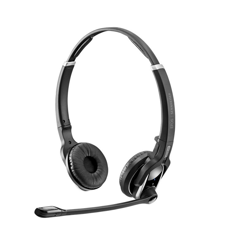 EPOS Sennheiser IMPACT DW Pro 2 DECT Over Head Wireless Stereo Headset (Headset Only) - Connection to Deskphone Only
