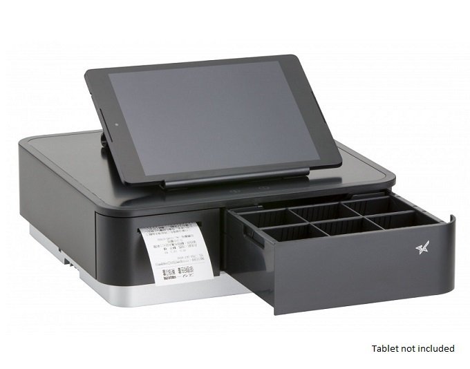 Star mPOP Mobile Bluetooth Printer Cash Drawer Black