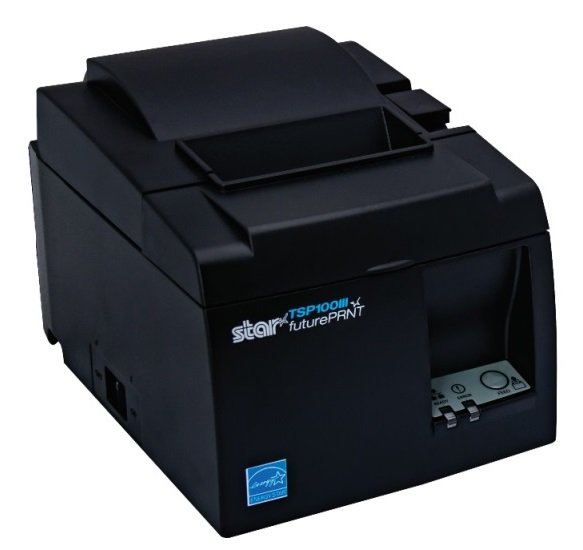 Star TSP143III Ethernet Receipt Printer - Black 