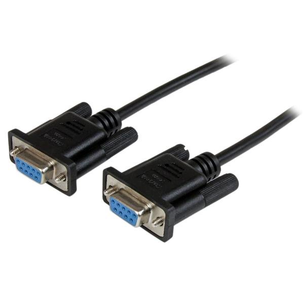StarTech 1m DB9 RS232 Female to Female Serial Null Modem Cable 