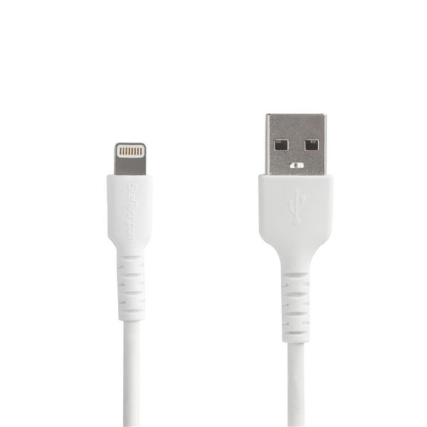 StarTech 1m Lightning to USB Charge & Sync Cable - White 