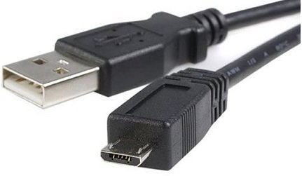 StarTech 1m USB 2.0 Micro-B Male to Type-A Male - Black 