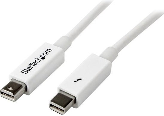 StarTech 2m Thunderbolt 2 Male to Male Cable - White 