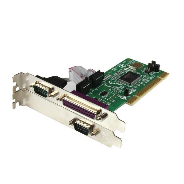 StarTech 2S1P PCI Combo Adapter Card - 2x DB-9 RS232 Serial, 1x DB-25 Parallel 