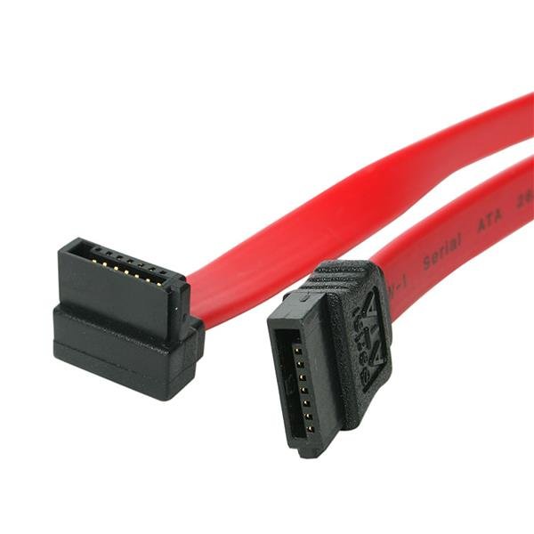 StarTech 30cm Right Angled SATA III 6 Gbps Data Cable 