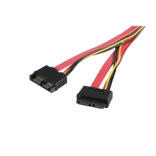 StarTech 50cm Slimline SATA III 6 Gbps Data Extension Cable 