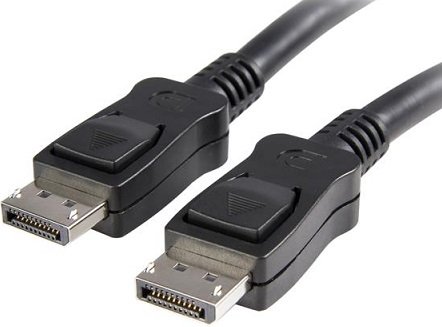 StarTech 2m DisplayPort Male to Male Cable with Latches - Black 