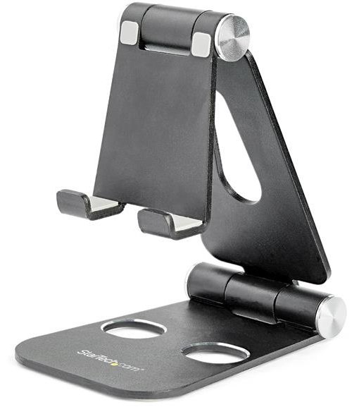 StarTech Adjustable Multi-Angle Ergonomic Phone and Tablet Stand for Desk 
