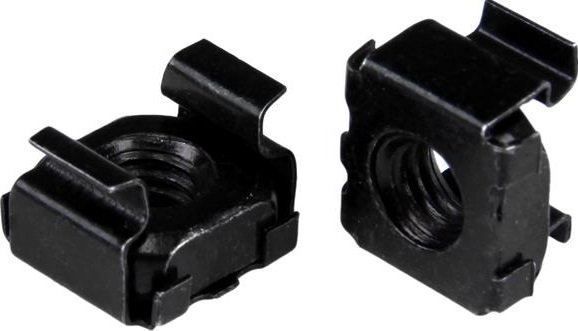 StarTech M5 Black Cage Nuts - 50 Pack 