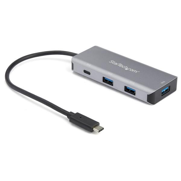 StarTech USB 3.1 USB-C to 3x USB Type-A & 1x USB-C Hub - Space Grey 