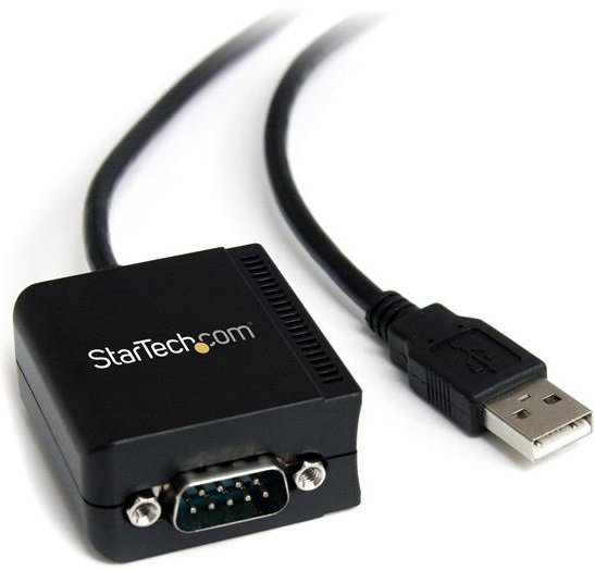 StarTech 2.5m USB 2.0 to DB9 RS232 Serial Adapter Cable with Optical Isolation 