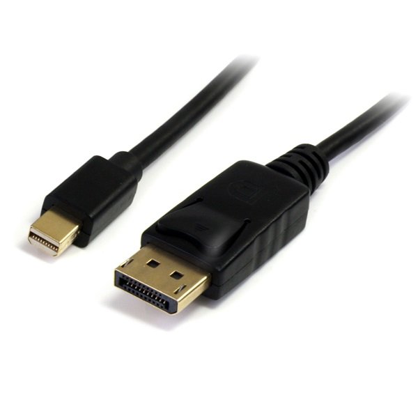 StarTech 2m Mini DisplayPort to DisplayPort Cable - Black  + Headphones Draw Offer