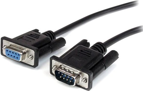 StarTech 3m Straight Through DB9 RS232 Serial Cable - Black 
