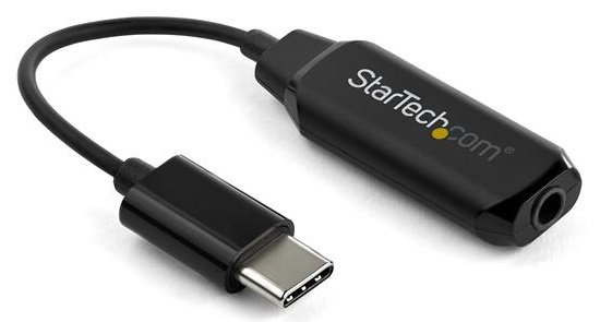 StarTech USB-C to 3.5mm Audio Adapter - Black 