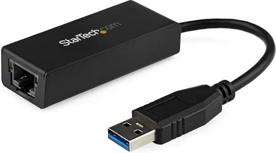 StarTech USB 3.0 to Gigabit Ethernet Adapter - Black 
