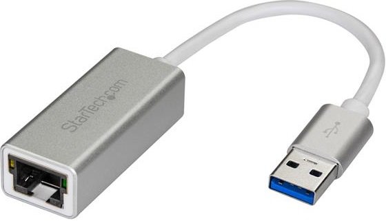 StarTech USB 3.0 to Gigabit Ethernet Adapter - Silver 
