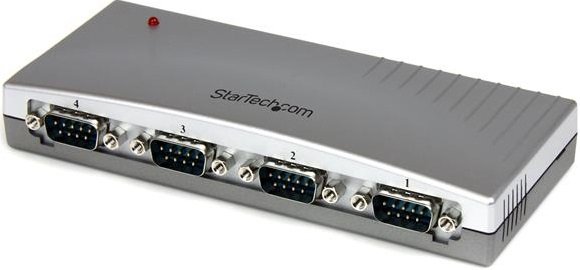 StarTech USB to 4 Port DB9 RS232 Serial Adapter Hub 