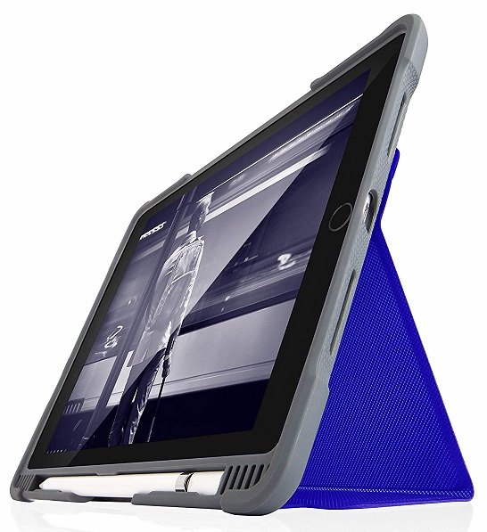 STM Dux Plus Duo Case with Pencil Storage for iPad Mini 4 & 5 - Blue