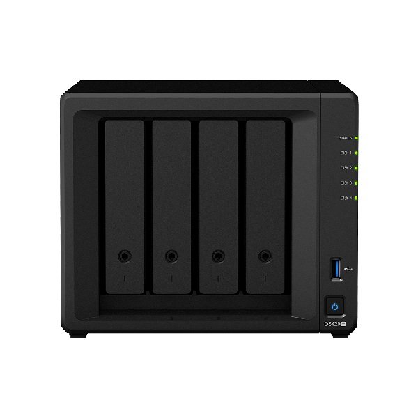 Synology DiskStation DS420+ 4 Bay 2GB DDR4 RAM Tower NAS with 4x 4TB Western Digital Red Drives + Installation!