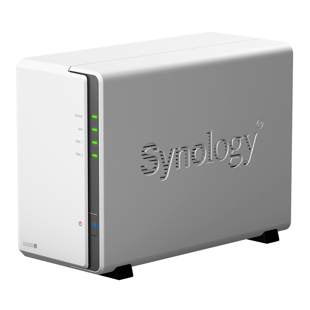 Synology DiskStation DS220j 2 Bay 512MB RAM NAS with 2x 4TB Western Digital Red Drives + Installation!