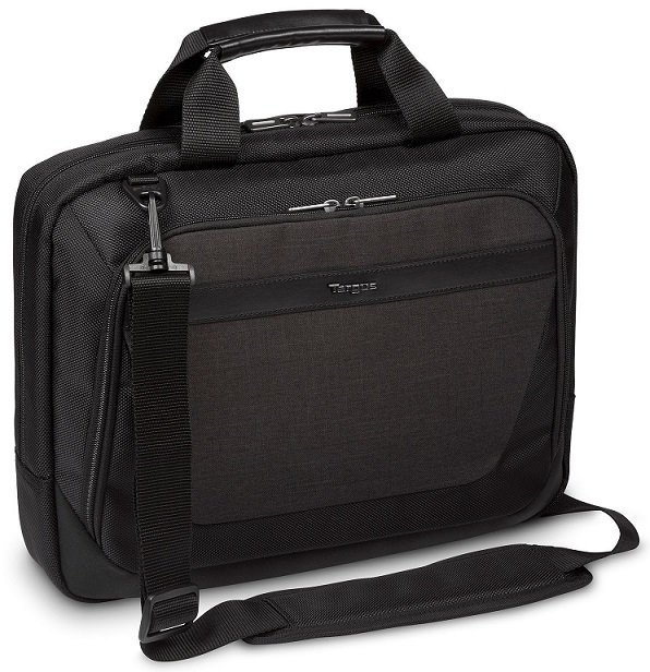 Targus CitySmart Essential Multi-Fit Topload Bag for 12-14 Inch Laptops - Charcoal Grey