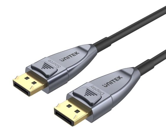 Unitek UltraPro 30m 8K DisplayPort 1.4 Active Optical Cable