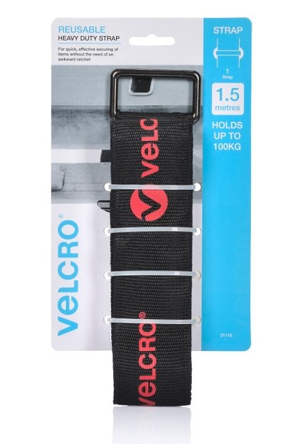 Velcro Heavy Duty 1.5m x 50mm Tie Down Strap