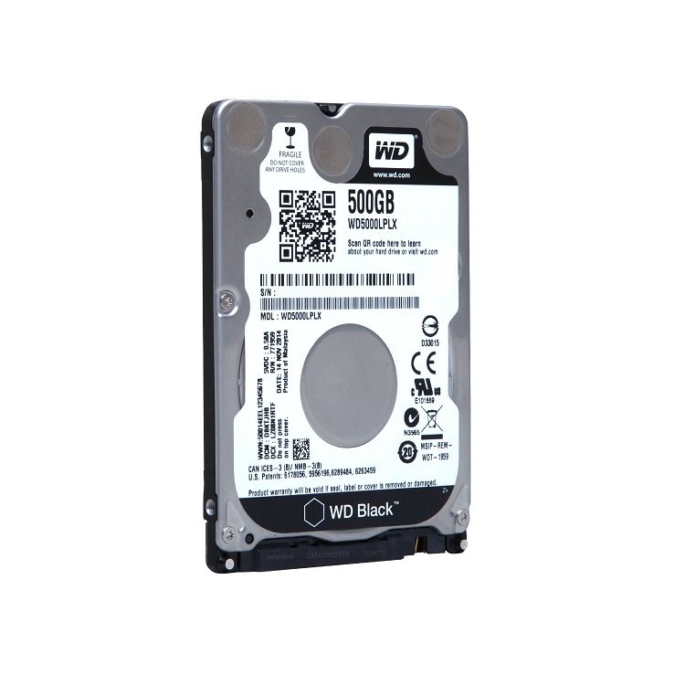 Western Digital Black 500GB 32MB 7200RPM 2.5Inch SATA3 Hard Drive