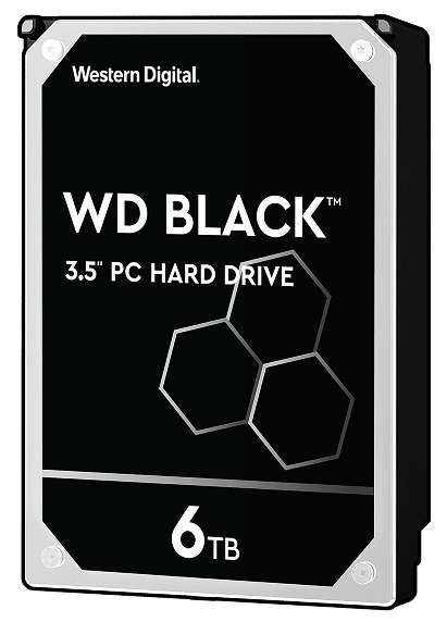 Western Digital Black 6TB 7200rpm 256MB Cache 3.5 Inch SATA3 Hard Drive