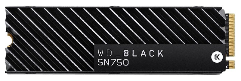 Western Digital Black SN750 M.2 2280 PCIe 1TB NVMe Solid State Drive with Heat Sink