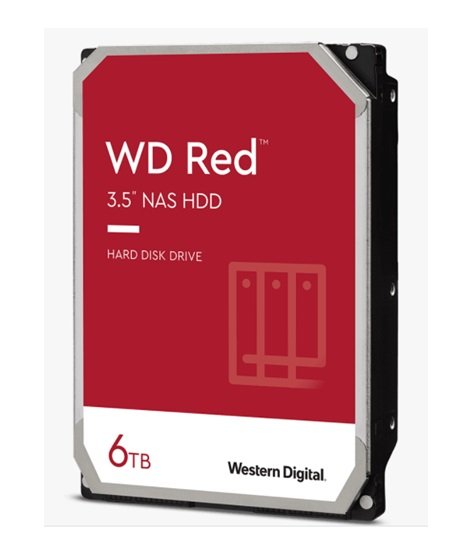 Western Digital Red Plus 6TB 5640rpm 128MB Cache 3.5 Inch SATA3 NAS Hard Drive