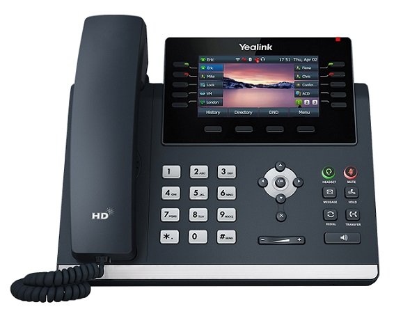 Yealink SIP- T46U Business IP Phone 4.3 Inch Color Display with Backlight